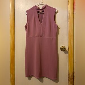Elegant Sleeveless Pink Dress